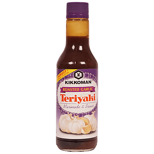 Buy Kikkoman Roasted Garlic Teriyaki Marinade Sauce Online at Best