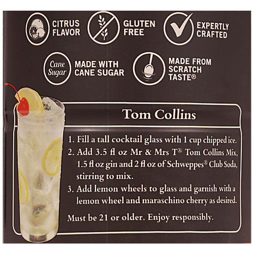 Mr & Mrs  Tom Collins Mix - Cocktail, 1 L  