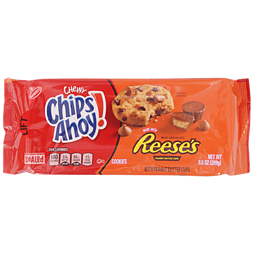 Buy Nabisco Chips Ahoy Reeses Chewy With Peanut Butter Cup Online at