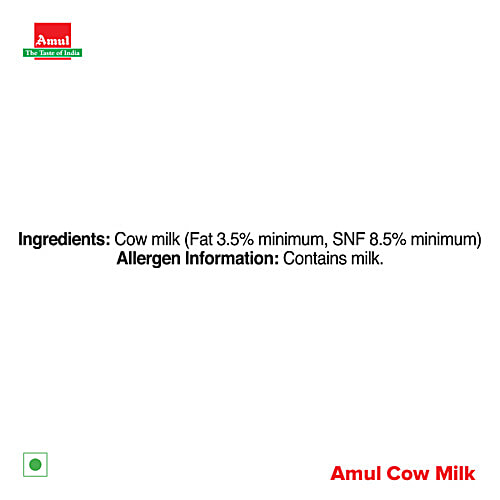 Amul Homogenised Cow Milk, 1 L  