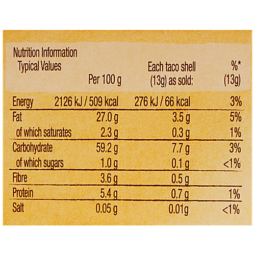 Old El Paso Taco Shells, 156 g