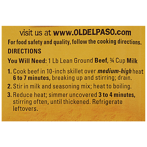 Old El Paso Taco Seasoning Mix Cheesy, 28 g  