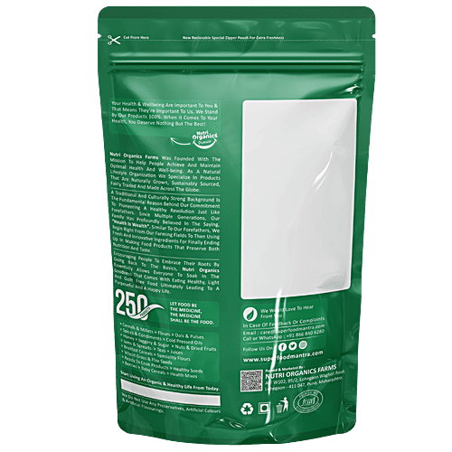 Nutri Organics California Almonds - Natural, Packed With Nutrition, 1 kg