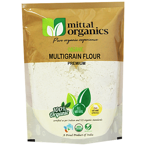 Buy MITTAL ORGANICS Multigrain Flour Premium, Rich In Fibre & Protein