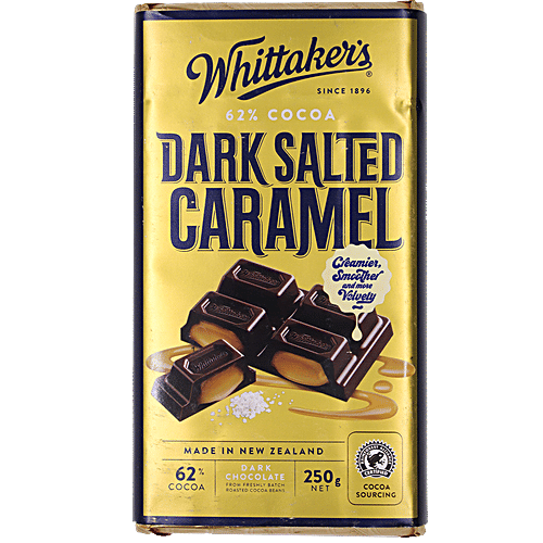 Buy WHITTAKERS Dark Salted Caramel Chocolate Bar Creamier, Smoother