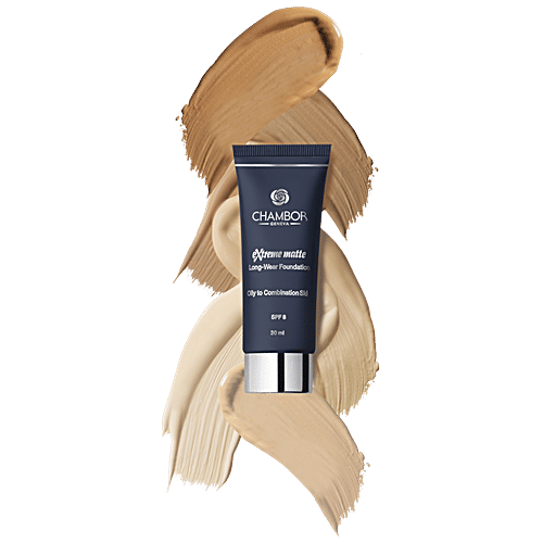 Chambor Extreme Matte Long-Wear Foundation - SPF 8, Lightweight, For Oily To Combination Skin, 30 ml 1035 Beige Nature 