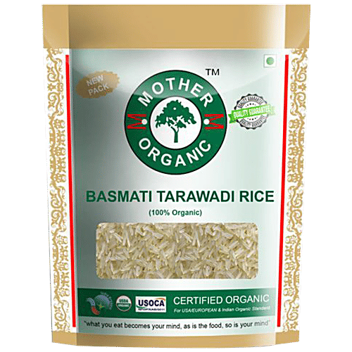 Mother Organic Mother Organic Rice Basmati Tarawadi, 1 kg  