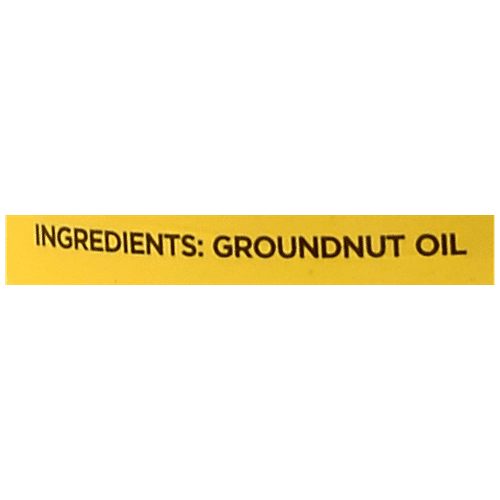Chithirai Groundnut Oil - Pure & Natural, Healthy, For Deep Frying & Cooking, 1 L Bottle 