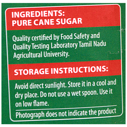 Jugar Jaggery Sugar - Natural Sweetener, Pure, Low In Calories, Helps Manage Weight, 750 g Jar