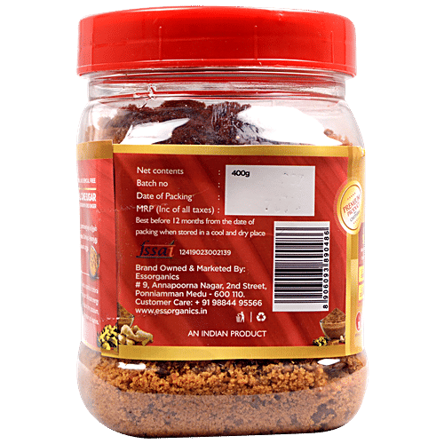 Chithirai Special Sugar - Added With Cardamom & White Ginger, Natural, Helps In Digestion, 400 g Jar 