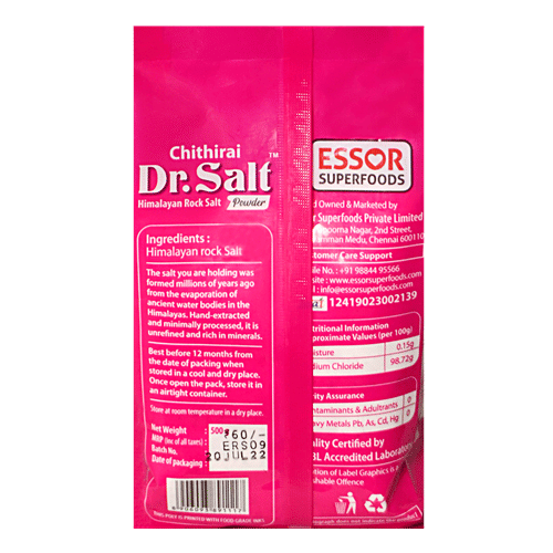 Chithirai DR. SALT POWDER, 500 g Pouch 