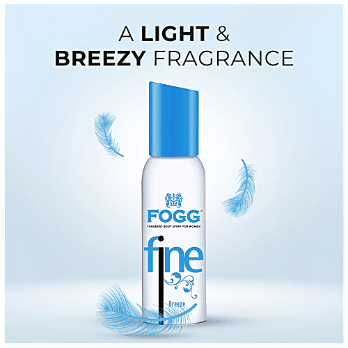 Fogg  Fine Fragrant Body Spray - Breeze, No Gas, Everyday Deodorant, For Women, 120 ml  