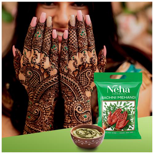 Buy Neha Herbals Rachni Mehandi Powder - Natural Henna, Unadulterated, For  Tattoos Online at Best Price of Rs 75 - bigbasket