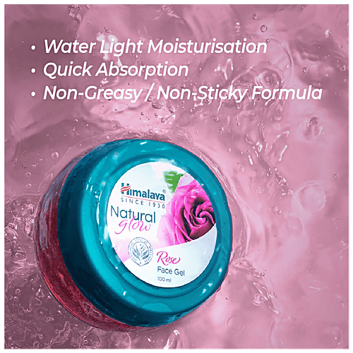 Buy Himalaya Natural Glow Rose Face Gel Revitalizes Dull Skin