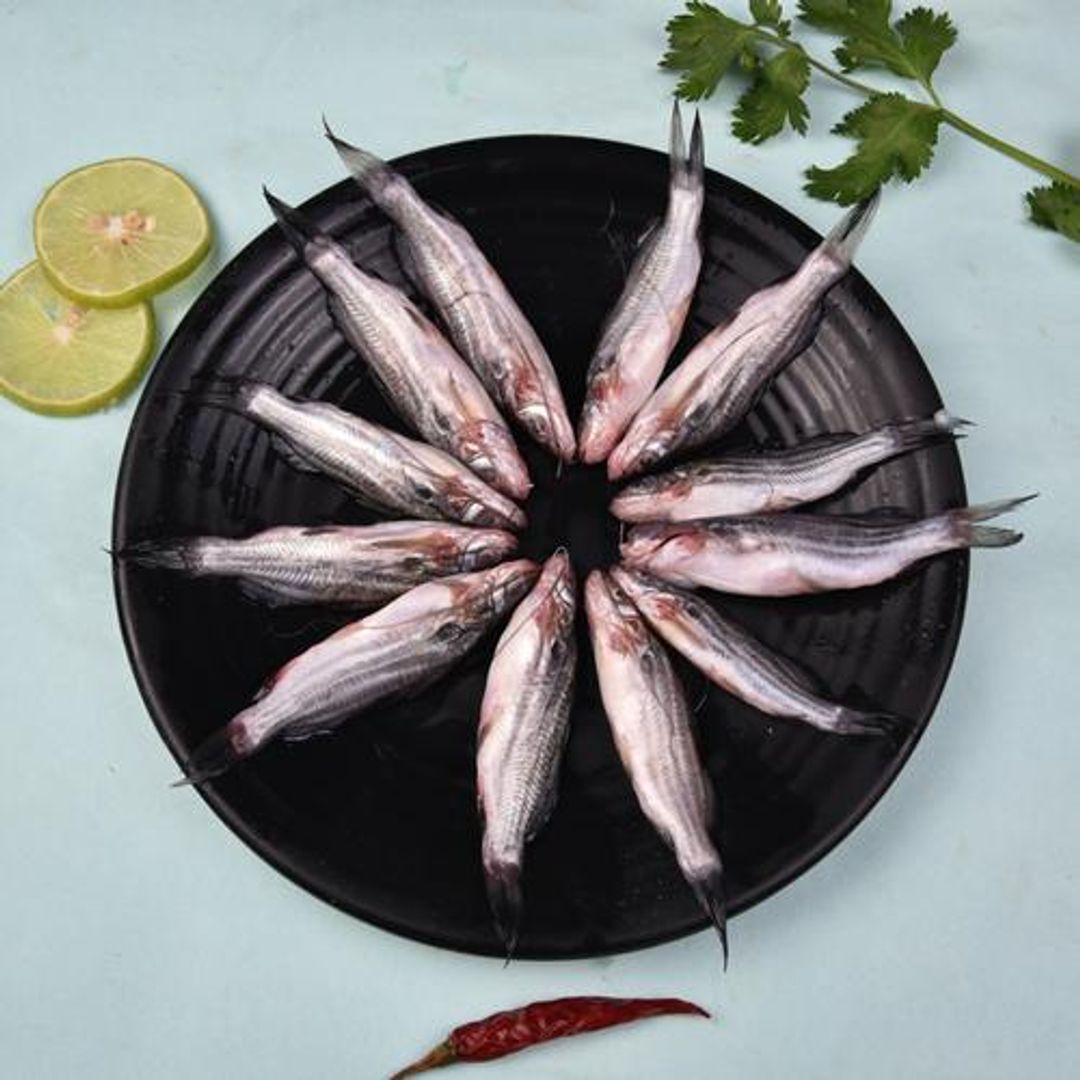 Fresho Kolkata/Bengali Desi Tengra Fish - Whole, Uncleaned, 500 g 