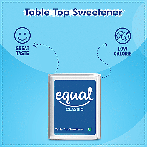Equal Classic Zero Calorie Sweetener - Sugar Free, Calorie Control, Diabetic Friendly, 10 g (100 Tablets) 