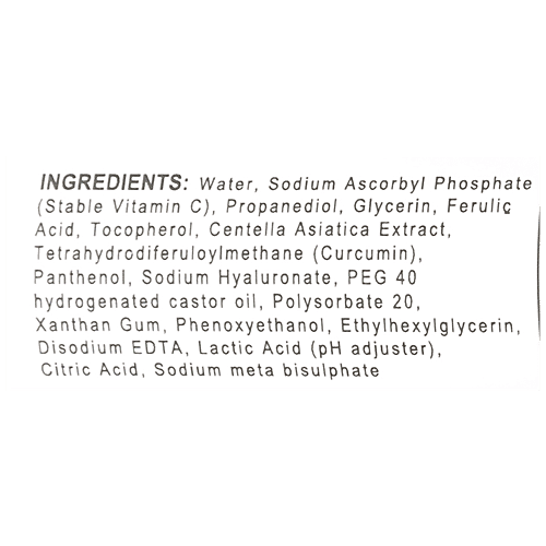 Suganda Antioxidant Serum - Advanced Vitamin C, Ferulic Acid , Reduces Sun & Pollution Damage,, 30 ml  