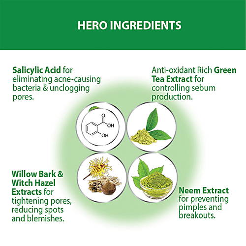 Iba Advanced Activs Face Wash - Crystal Clear Green Tea With Salicylic Acid, Acne Control, For Oily Skin, 100 ml  