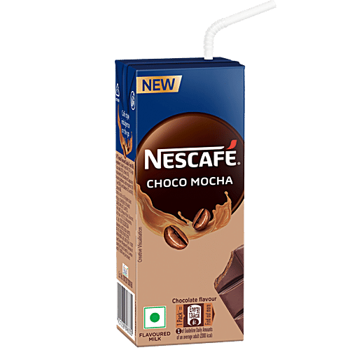 Buy Nescafe Choco Mocha Cold Coffee Flavoured Milk, Ready To Drink Online at Best Price of Rs