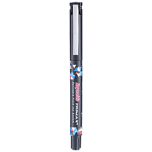 Buy Reynolds Trimax Roller Pen Refillable, Water Proof, Fluid Ink