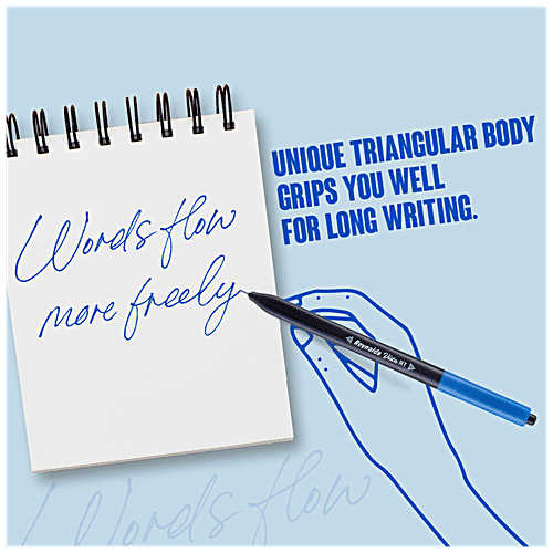 Buy Reynolds Vista RT Ball Pen With Comfortable Grip, Smudge