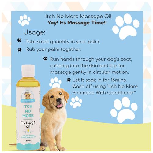 Buy Papa Pawsome Itch No More Massage Oil - Reduces Itching, Soothes Flaky  Skin, For Dogs Online at Best Price of Rs 599 - bigbasket