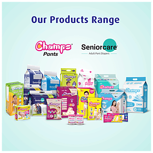 Champs Soft & Dry Baby Pants - Medium Size, 74 pcs