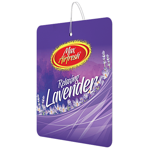 Max Airfresh Pocket Gel Freshener - Relaxing Lavender, Long Lasting Fragrance, Removes Odours, 10 g (Pack of 6)