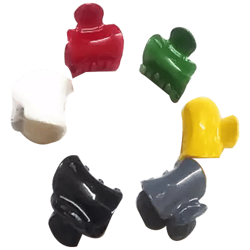 Creative Space Hair Cloture - Assorted Multi Coloured, 6 pcs  