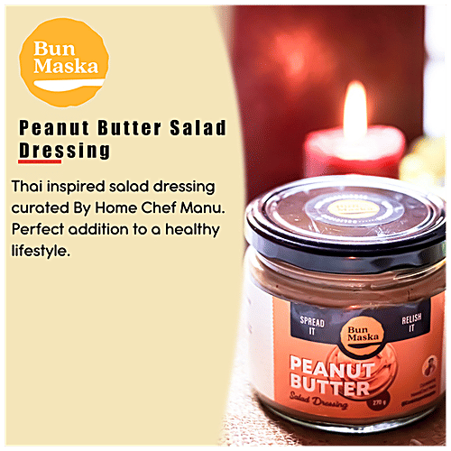 Buy Bun Maska Peanut Butter Salad Dressing Flavourful & Creamy Vegan