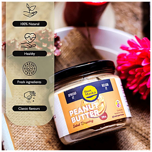 Buy Bun Maska Peanut Butter Salad Dressing Flavourful & Creamy Vegan