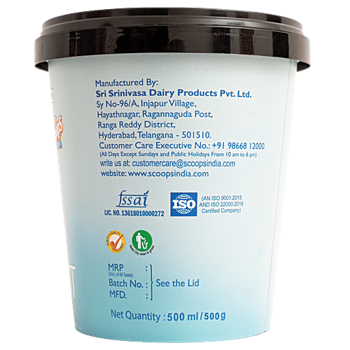 Froops Tender Coconut Ice Cream - Rich, Creamy & Fresh, Frozen Dessert, 500 ml  