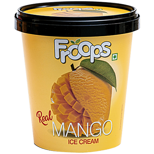 Buy Froops Real Mango Ice Cream Rich, Creamy & Fresh, Frozen Dessert