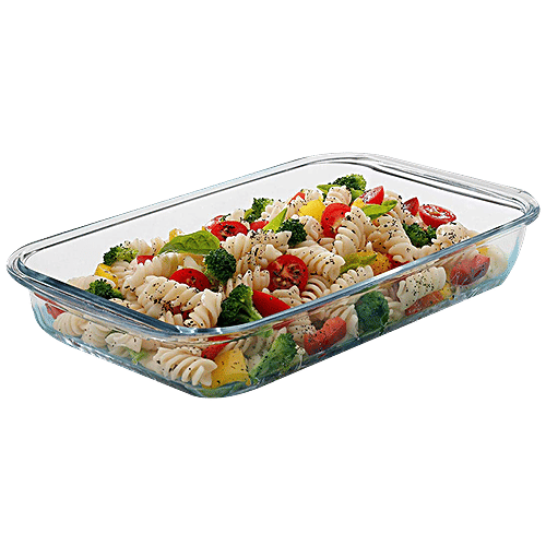 Buy Signoraware Bake N Serve Rectangular Borosilicate Bakeware & Oven Safe Glass Dish Clear