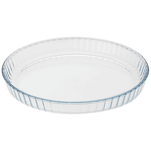 Buy Signoraware Bake N Serve Fluted Bakeware & Oven Safe Glass Dish Clear Online at Best Price