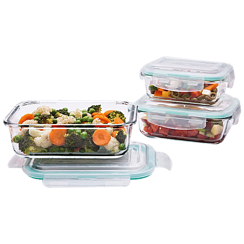 Buy Signoraware Lock N Store High Borosilicate Bakeware Safe Glass