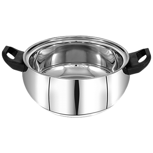 Pigeon Belly Stainless Steel Milk Boiler/Storage - Induction Base, With Lid, 25.4 cm, 3 L  
