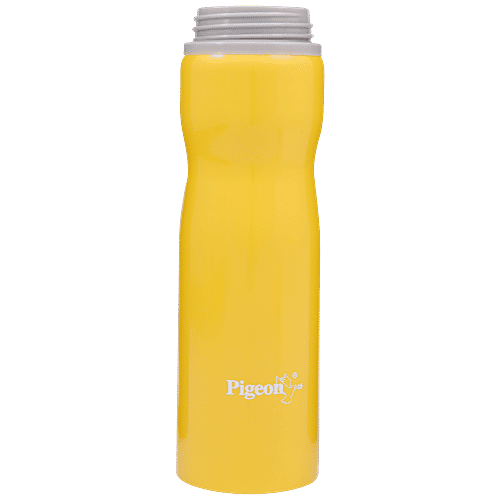Pigeon Stainless Steel Water Bottle Queen Bottle - YELLOW, 750 ml