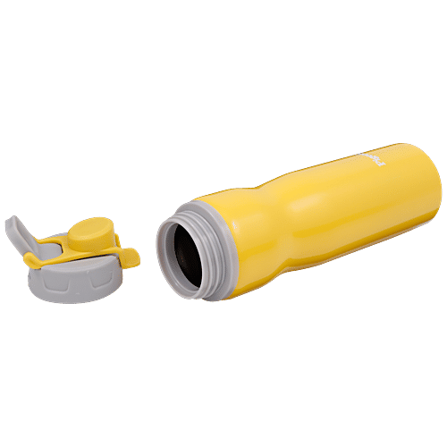 Pigeon Stainless Steel Water Bottle Queen Bottle - YELLOW, 750 ml