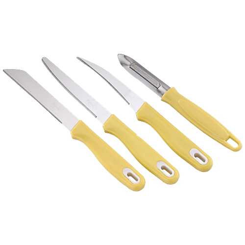 Pigeon Ultra Knife Set - High Quality Stainless Steel, Sharp, Easy & Comfortable Use, 4 pcs