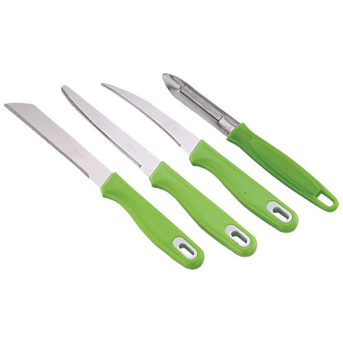 Pigeon Ultra Knife Set - High Quality Stainless Steel, Sharp, Easy & Comfortable Use, 4 pcs