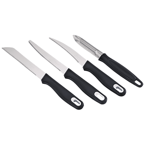 Pigeon Ultra Knife Set - High Quality Stainless Steel, Sharp, Easy & Comfortable Use, 4 pcs