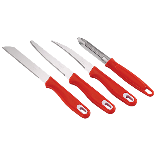 Pigeon Ultra Knife Set - High Quality Stainless Steel, Sharp, Easy & Comfortable Use, 4 pcs