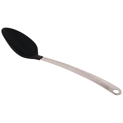 Pigeon Eurogem Nylon Solid Spoon - 13", 11505, Stainless Steel Handle, Easy To Use, 1 pc  