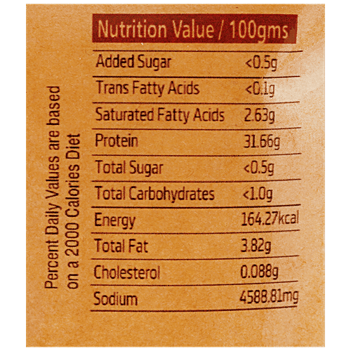 fresho! Dry Fish Prawns-Big, Cleaned & Cut, 80 g  