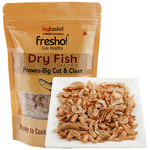Buy fresho! Dry Fish Prawns Big, Spicy, Ready To Cook, For Curries