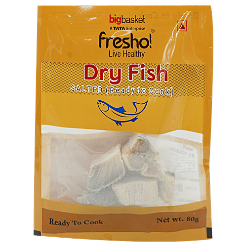 Buy Fresho Dry Fish Shark Cubes Ready To Cook, Protein Rich, For