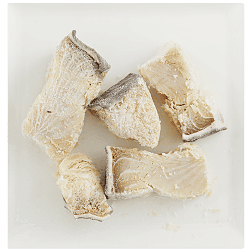fresho! Dry Fish, Salted, Shark Cubes, 80 g  