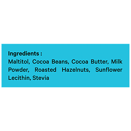 WACAO Toasty Hazelnut 40% Milk Chocolate Bar - Vegan, Gluten-Free, No Added Sugar, 40 g  