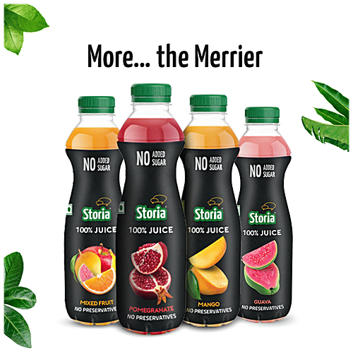Buy Storia 100 Fruit Juice Mango/Aam, Rich In Vitamin A, No Added